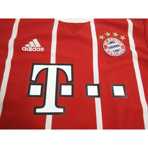FC Bayern Size Small Munich Munchen Home 2017-18 Football Shirt Soccer Jersey 14 - Picture 2 of 12
